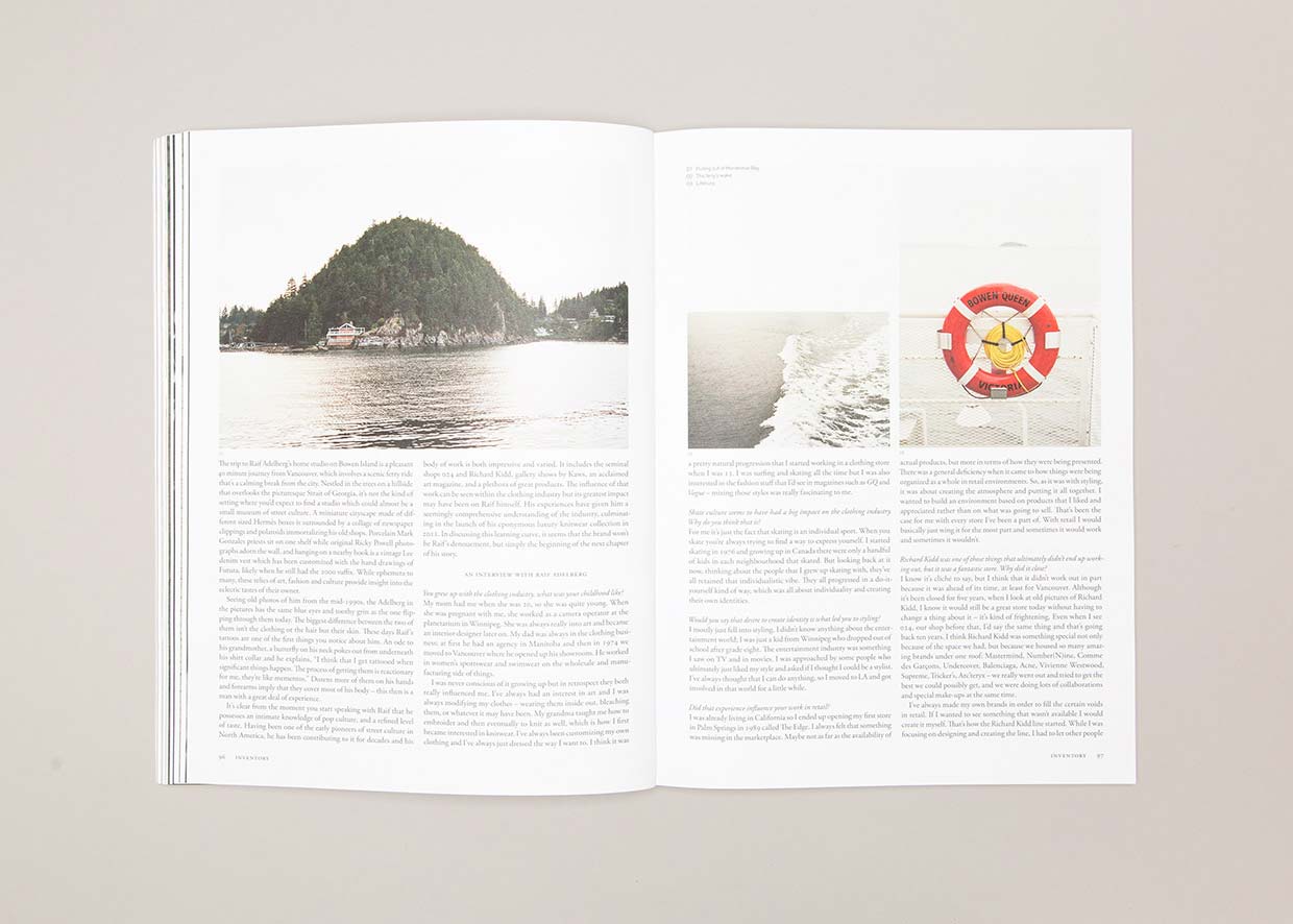 Anthony Hooper Graphic Design - Inventory Magazine - Issue 08: Spring-Summer ’13